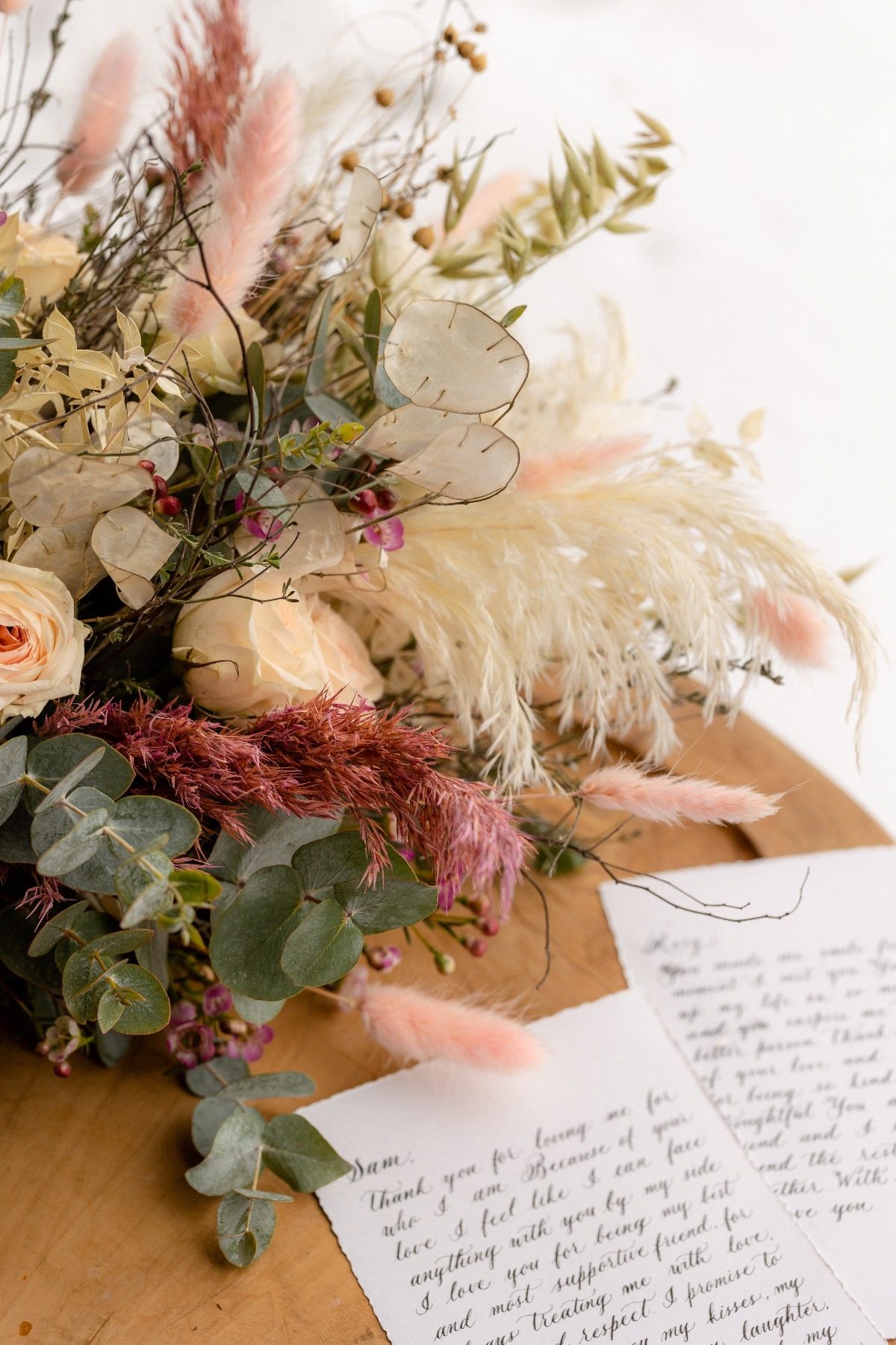 handwritten elopement vows