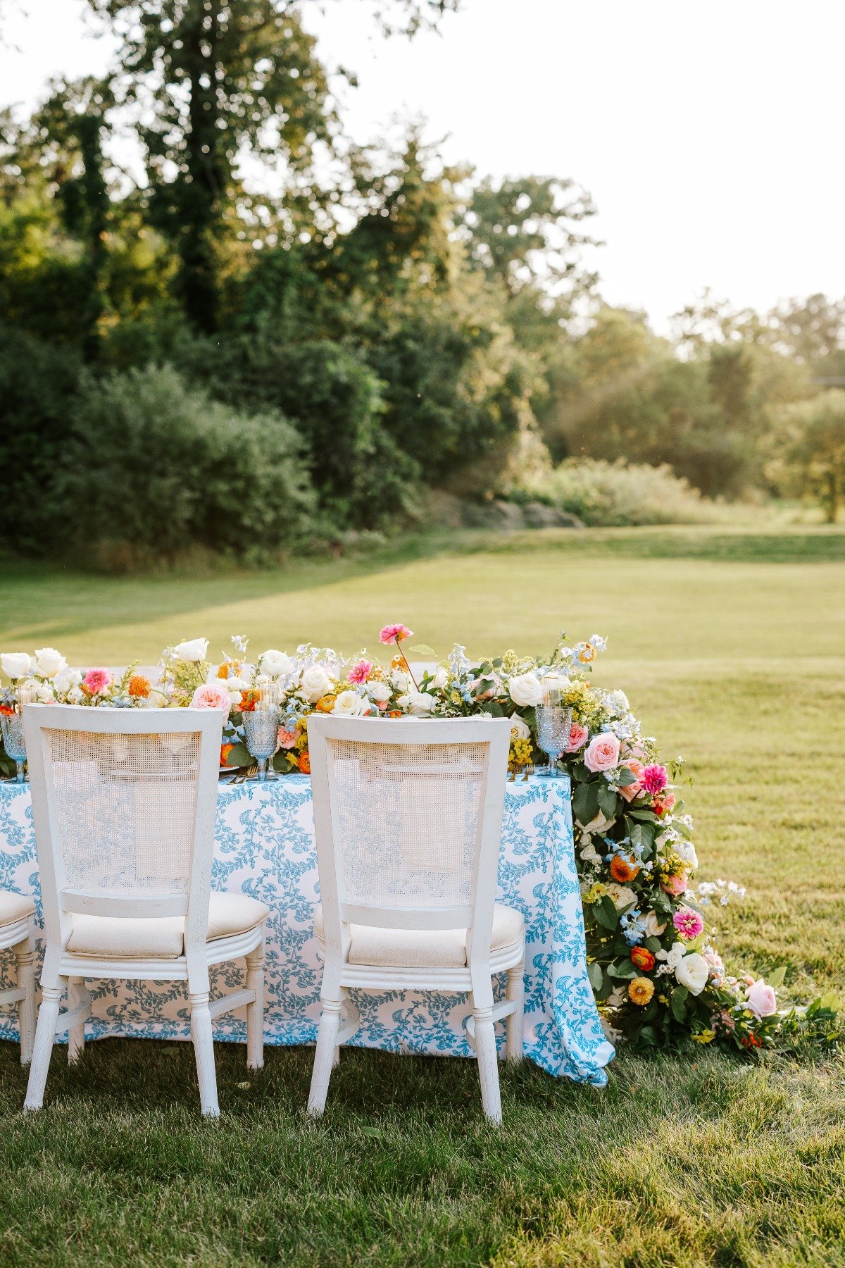 Chic modern wedding chairs 