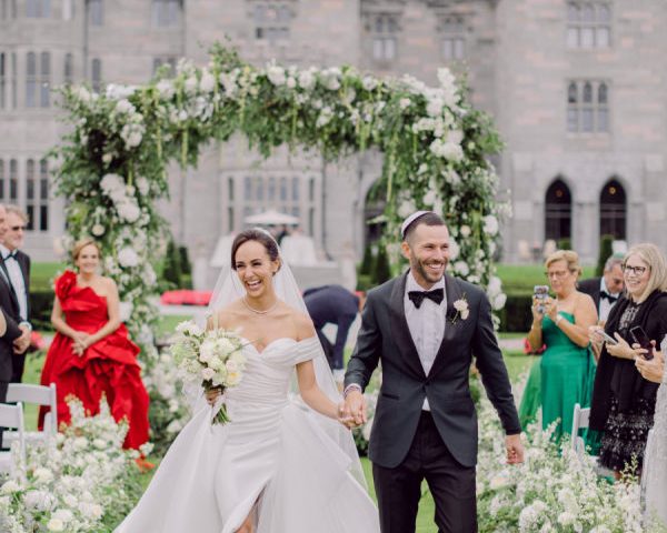 A Fairytale Green and White Wedding at Adare Manor in Ireland