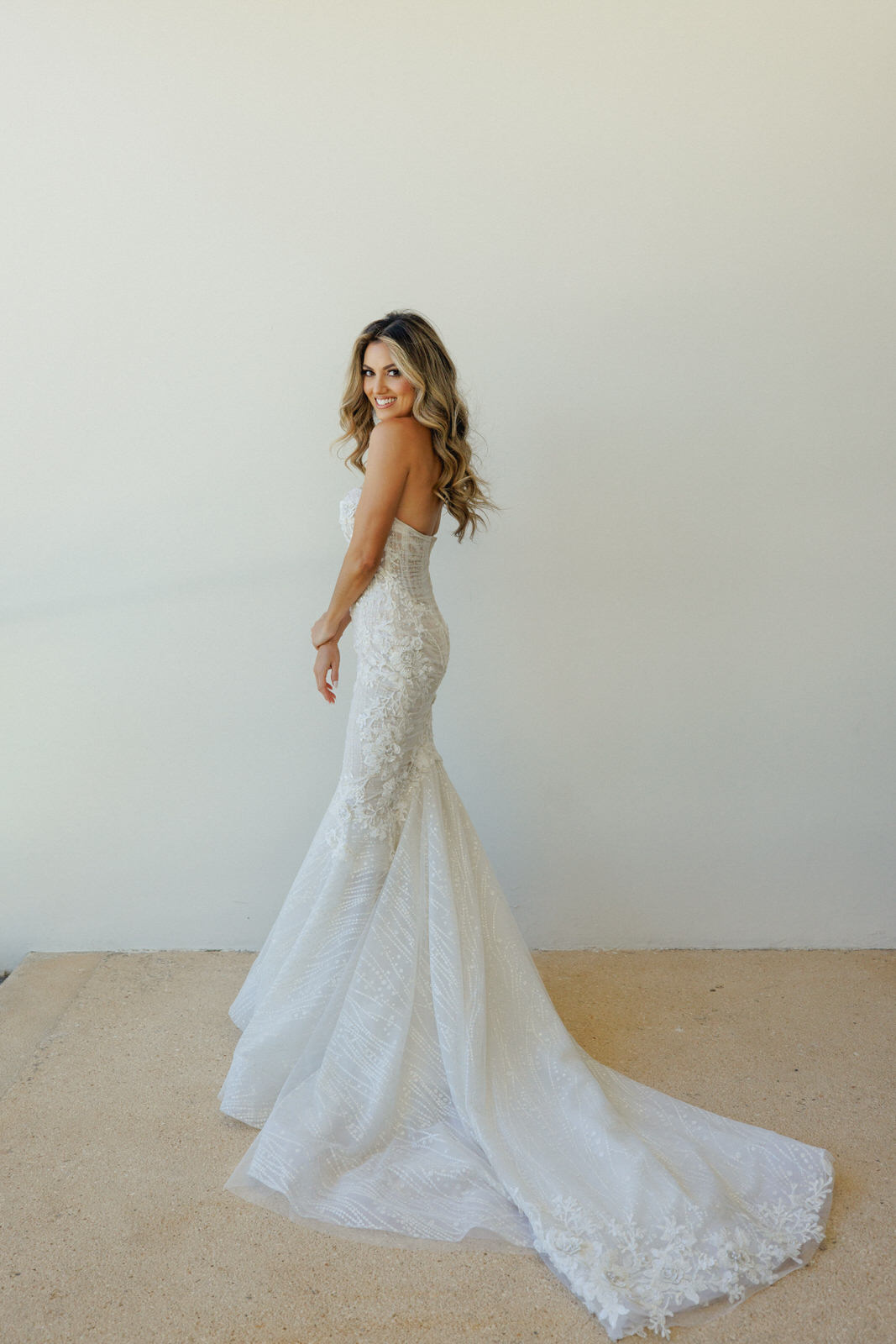 Elegant lace Berta gown 