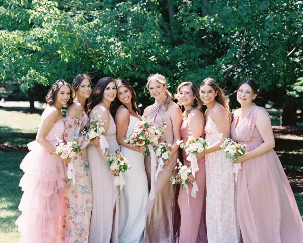 Barbie Pink Florals for a Classic Estate Wedding in Washington