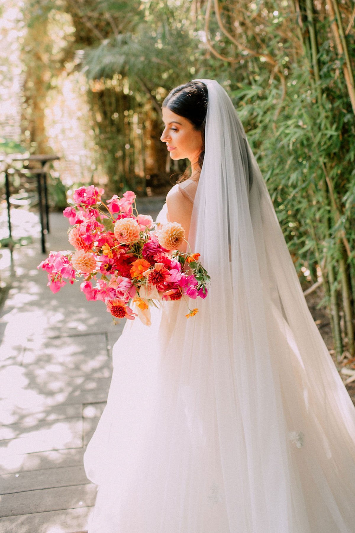 late summer bridal bouquet