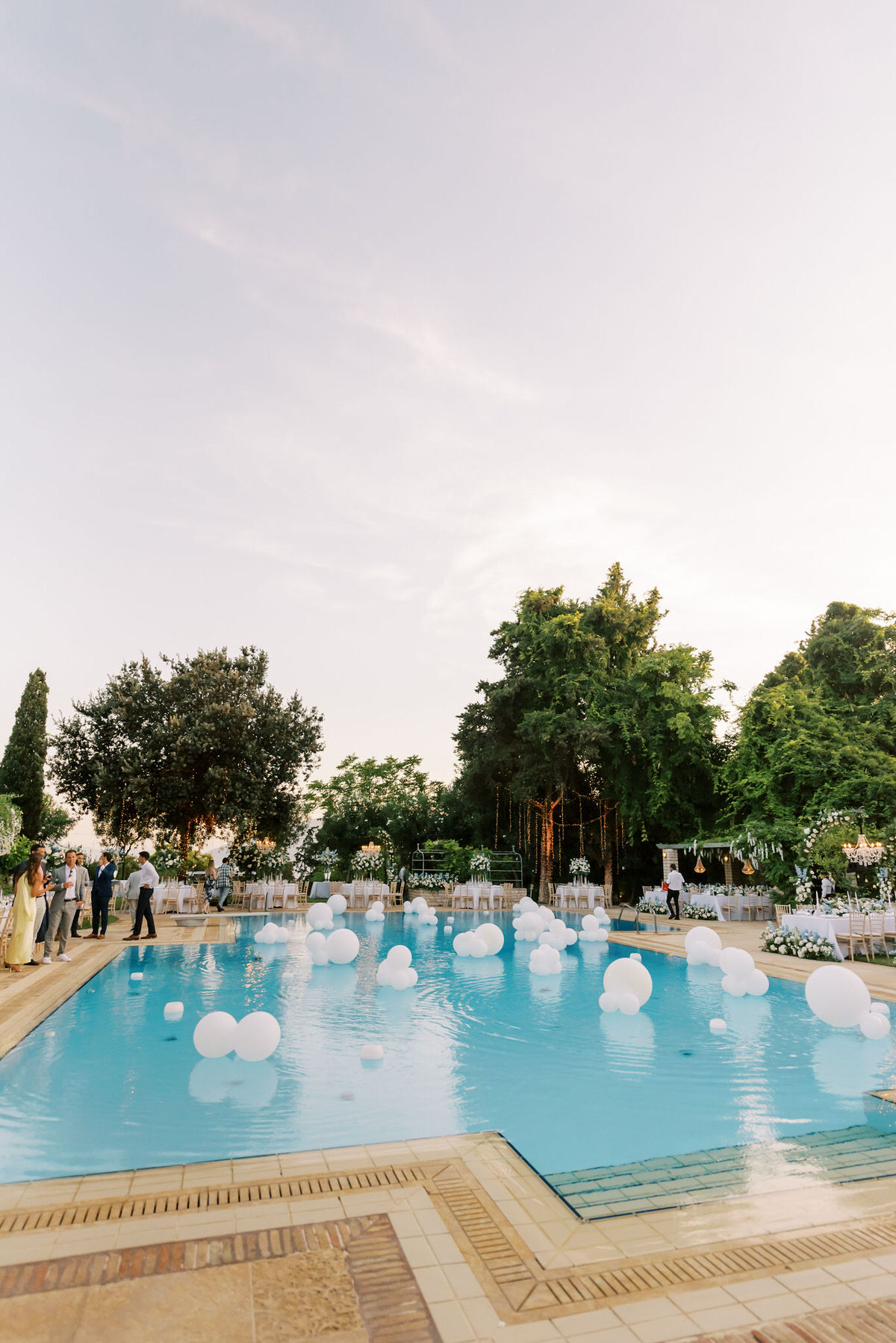 Corfu Wedding Poolside