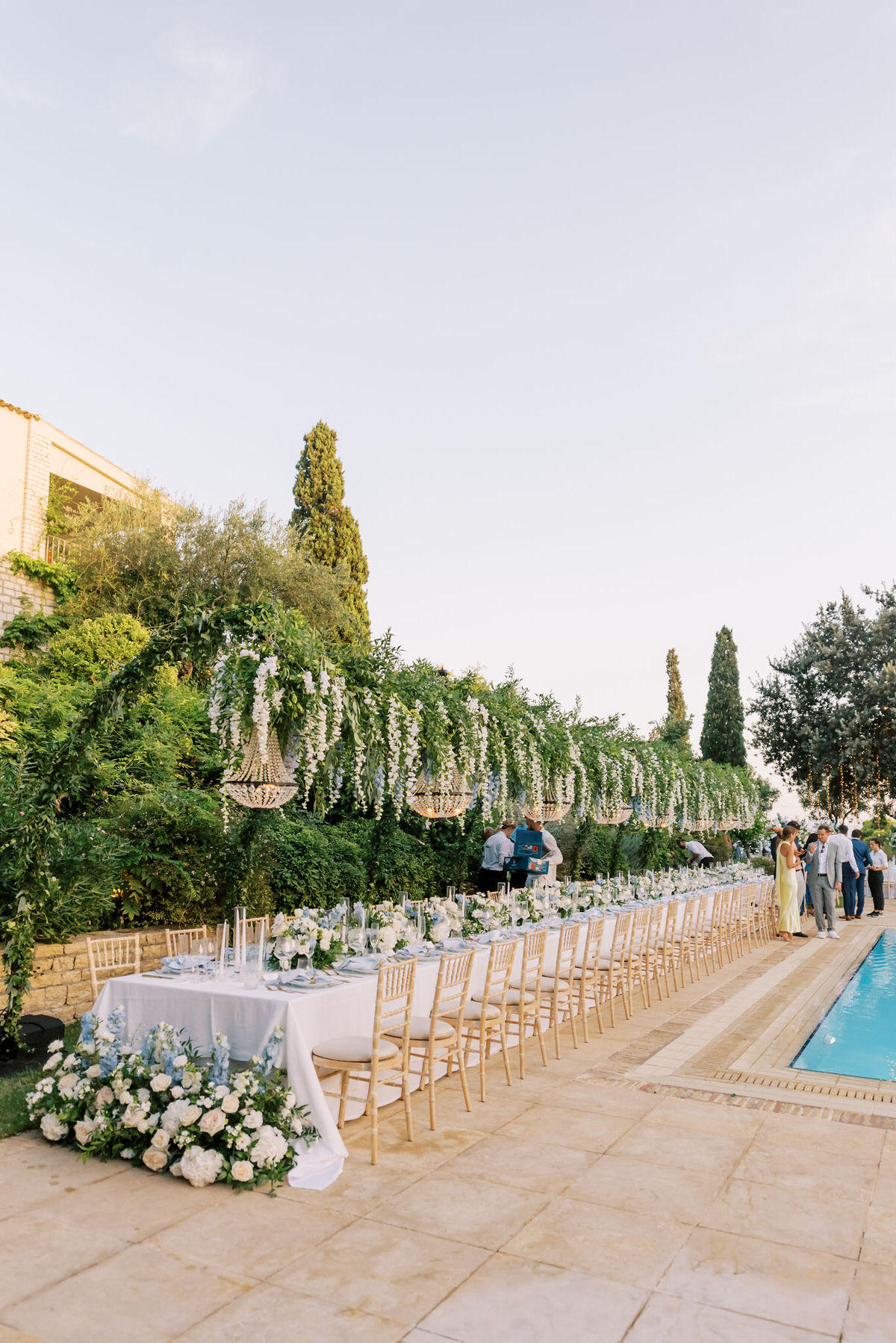 Corfu Wedding Poolside