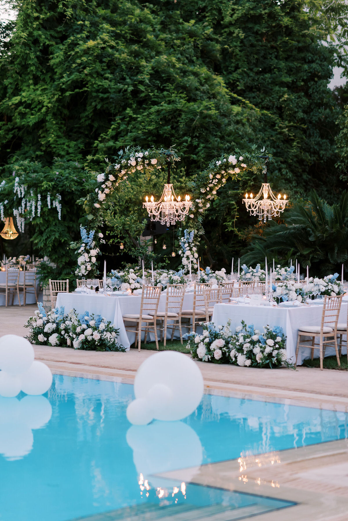 Corfu Wedding Poolside