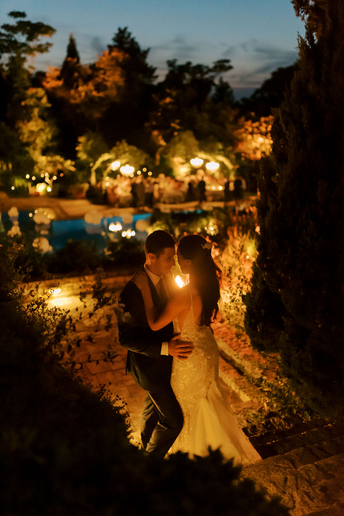 Corfu Wedding Poolside