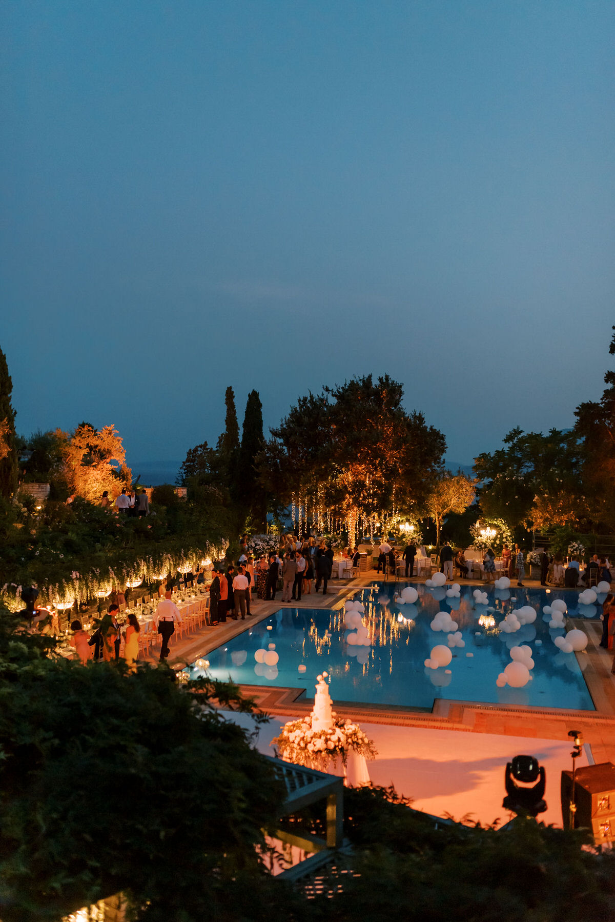 Corfu Wedding Poolside