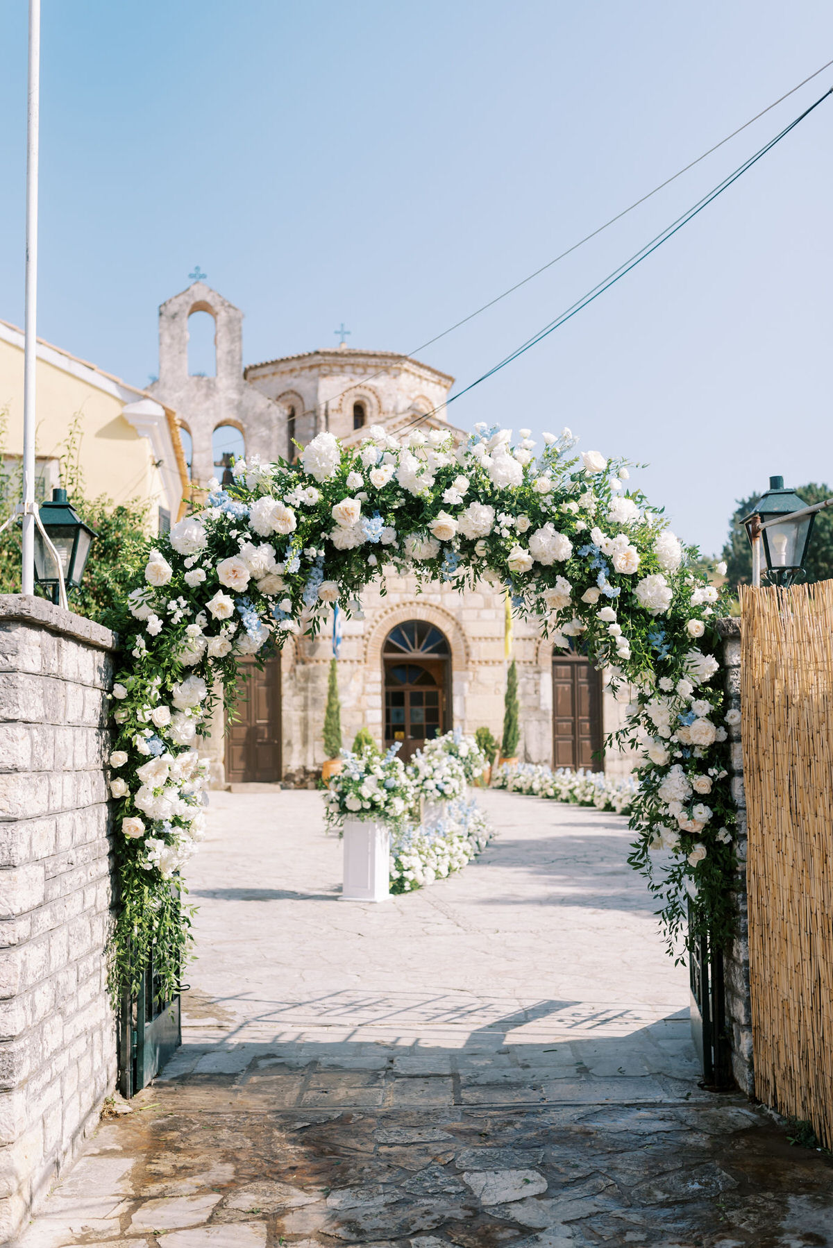 Corfu Wedding Poolside