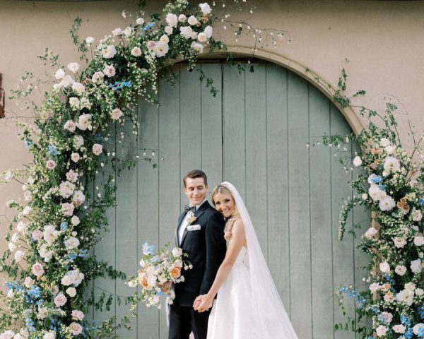 A Colorful Spring Garden Wedding in California