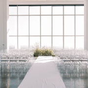 Minimalist Black White Wedding La Skyline