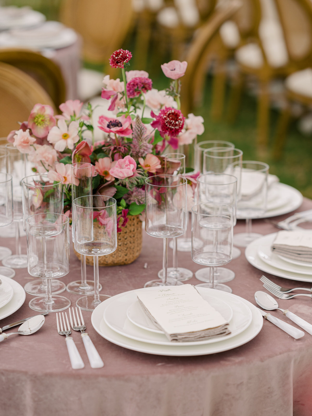 Tented Pinkphilbrook Wedding