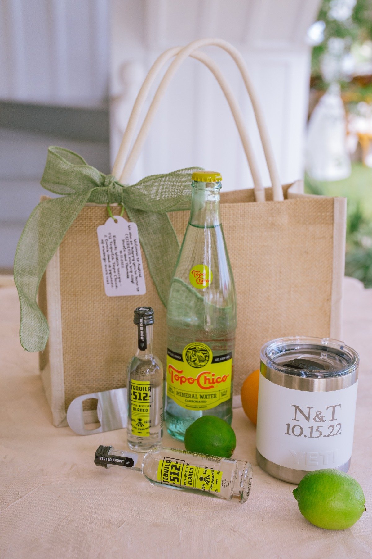 custom wedding welcome basket