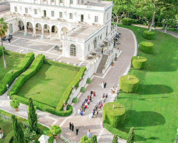 A Vibrant Wedding Celebration at Villa Miani Inspired by the Eternal City