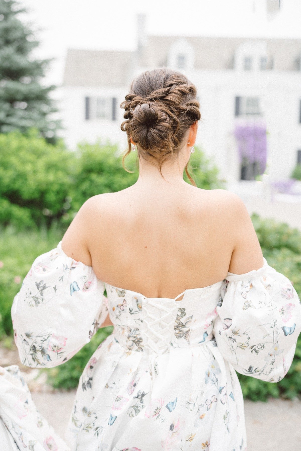 Romantic bridal updo 