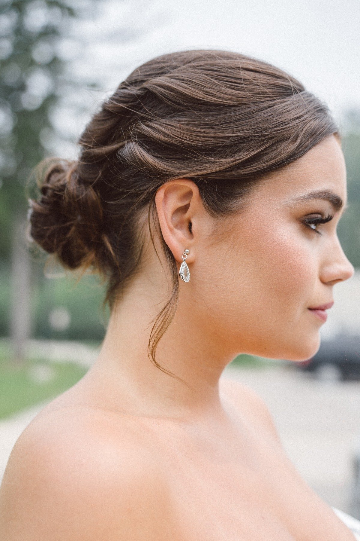 Romantic bridal hair and makeup 