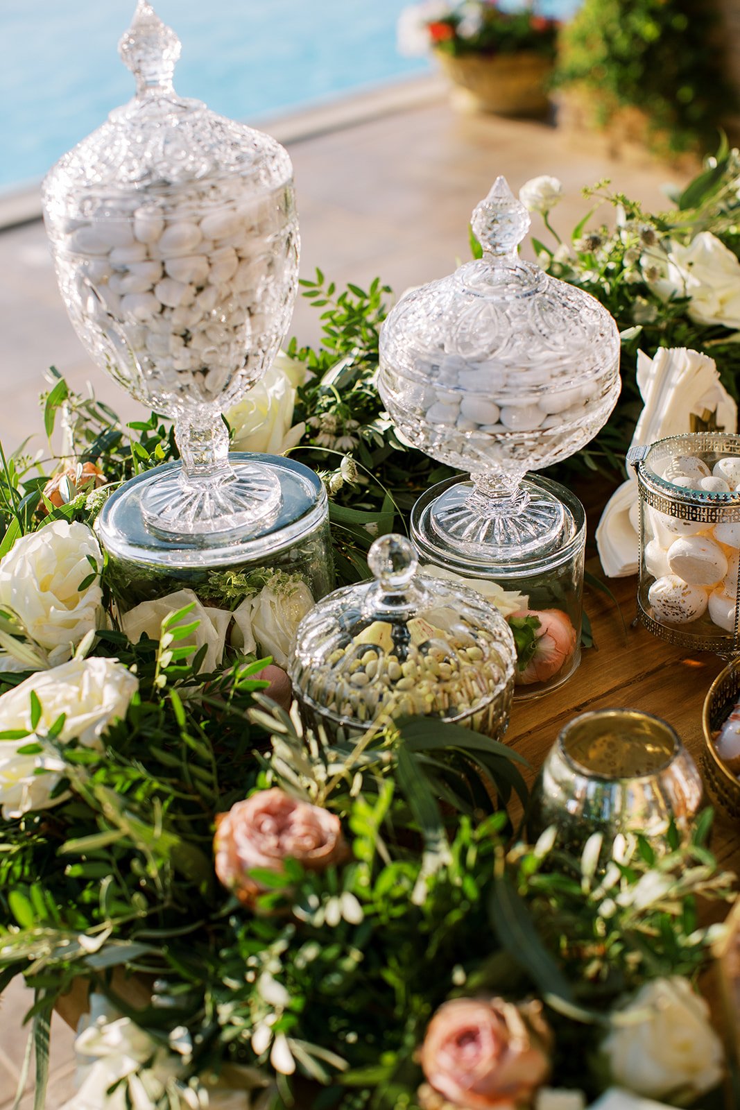 crystal candy containers