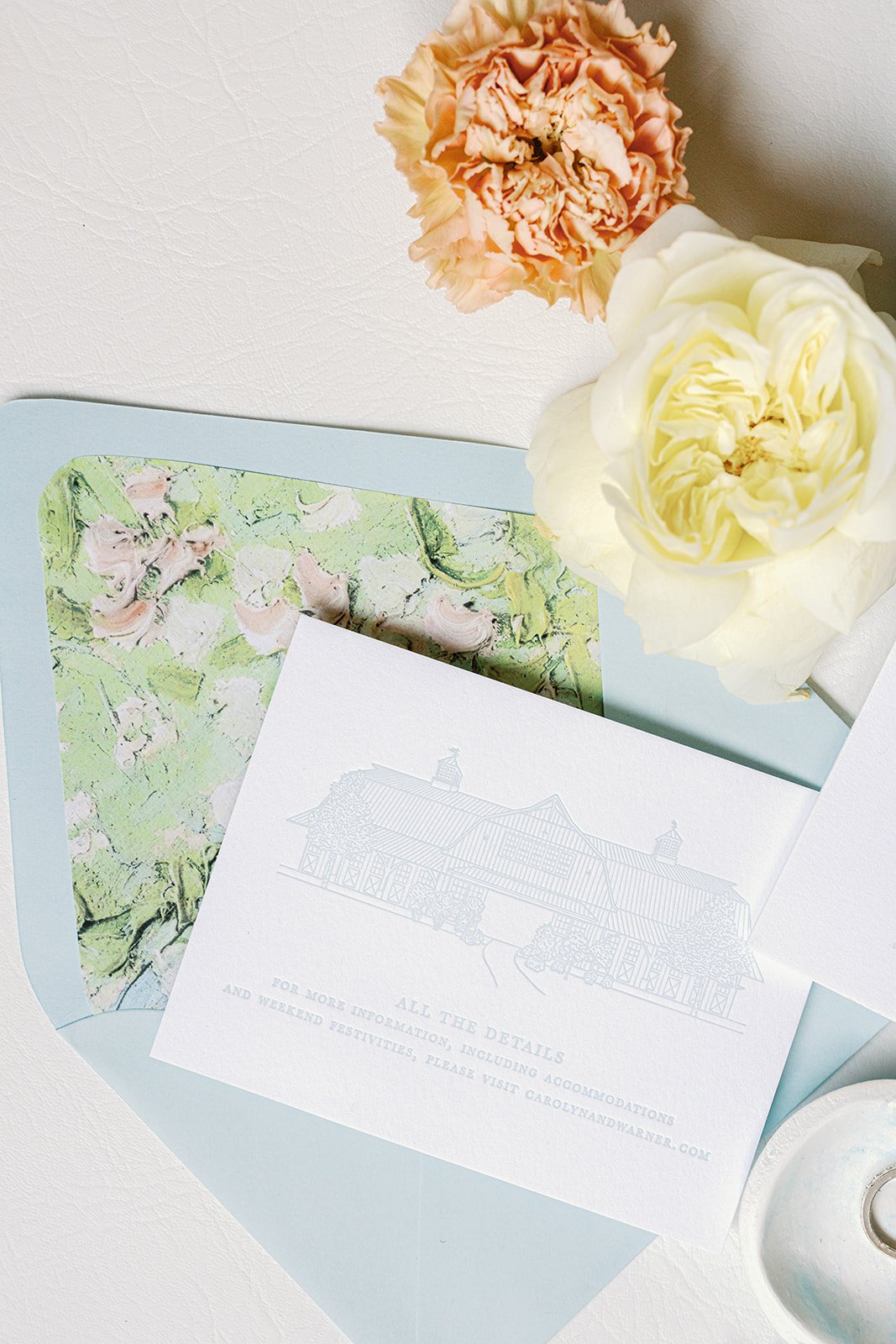 custom venue invitation