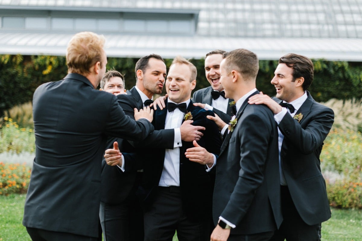 Classic groomsmen tuxedos 