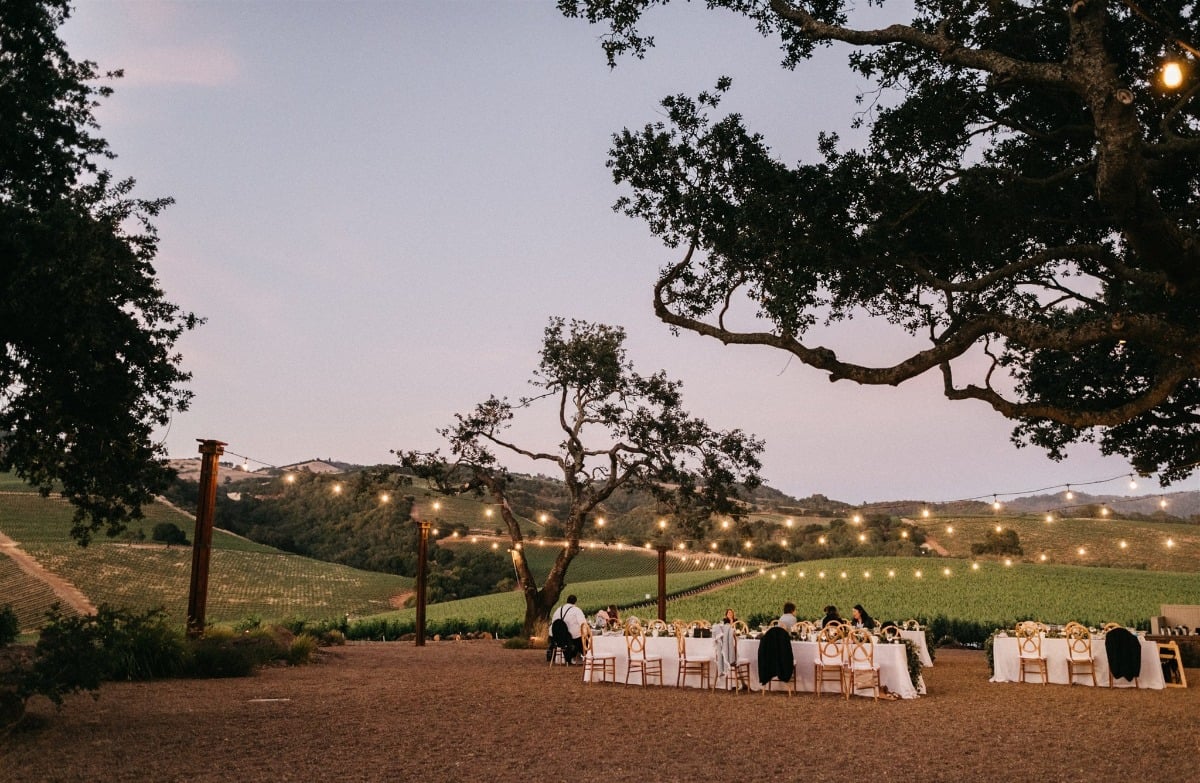 long reception tables