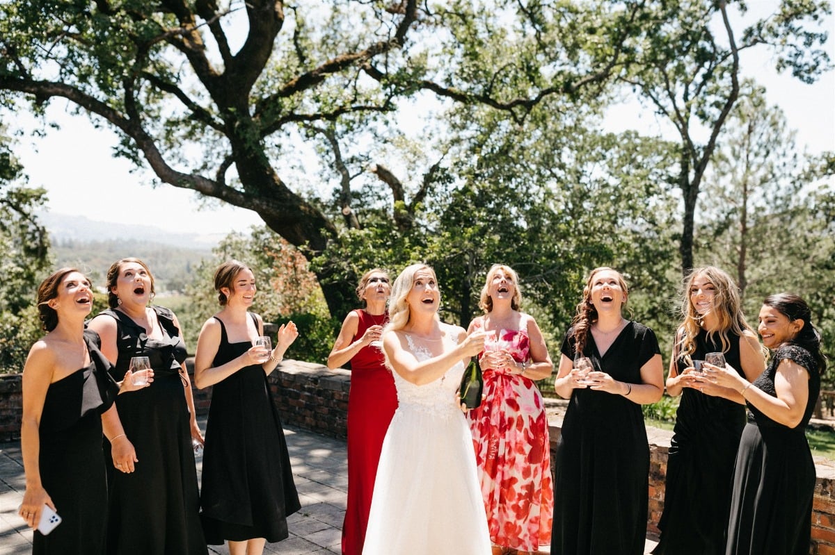 black bridesmaid dresses