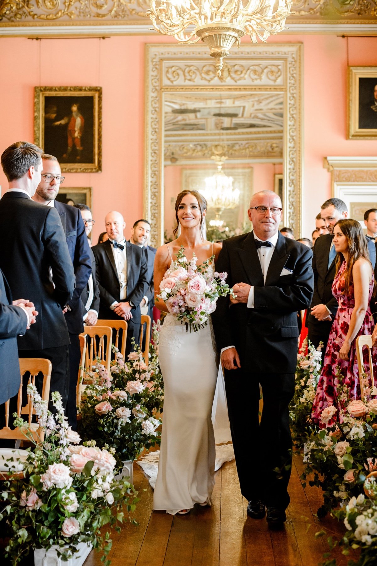 indoor estate wedding ceremony