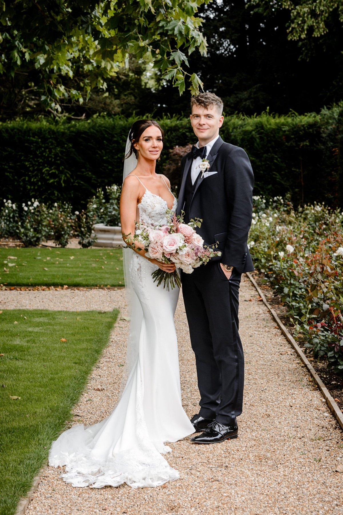 traditional wedding portrait