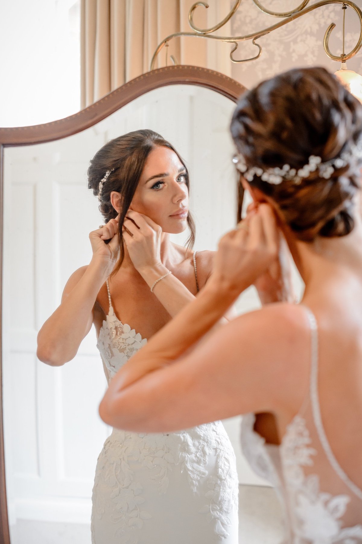 rhinestone hairpiece