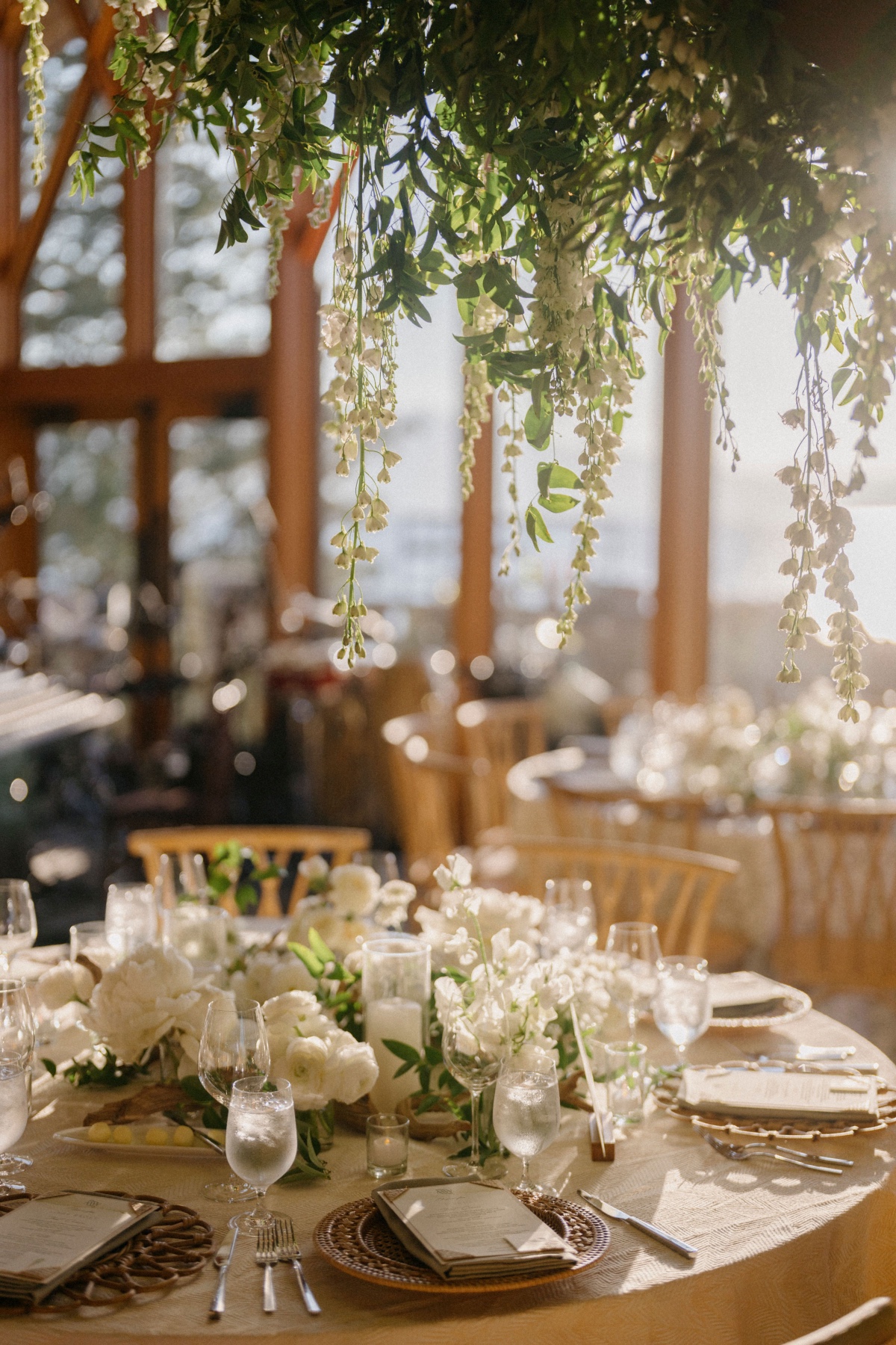 Rustic chic reception