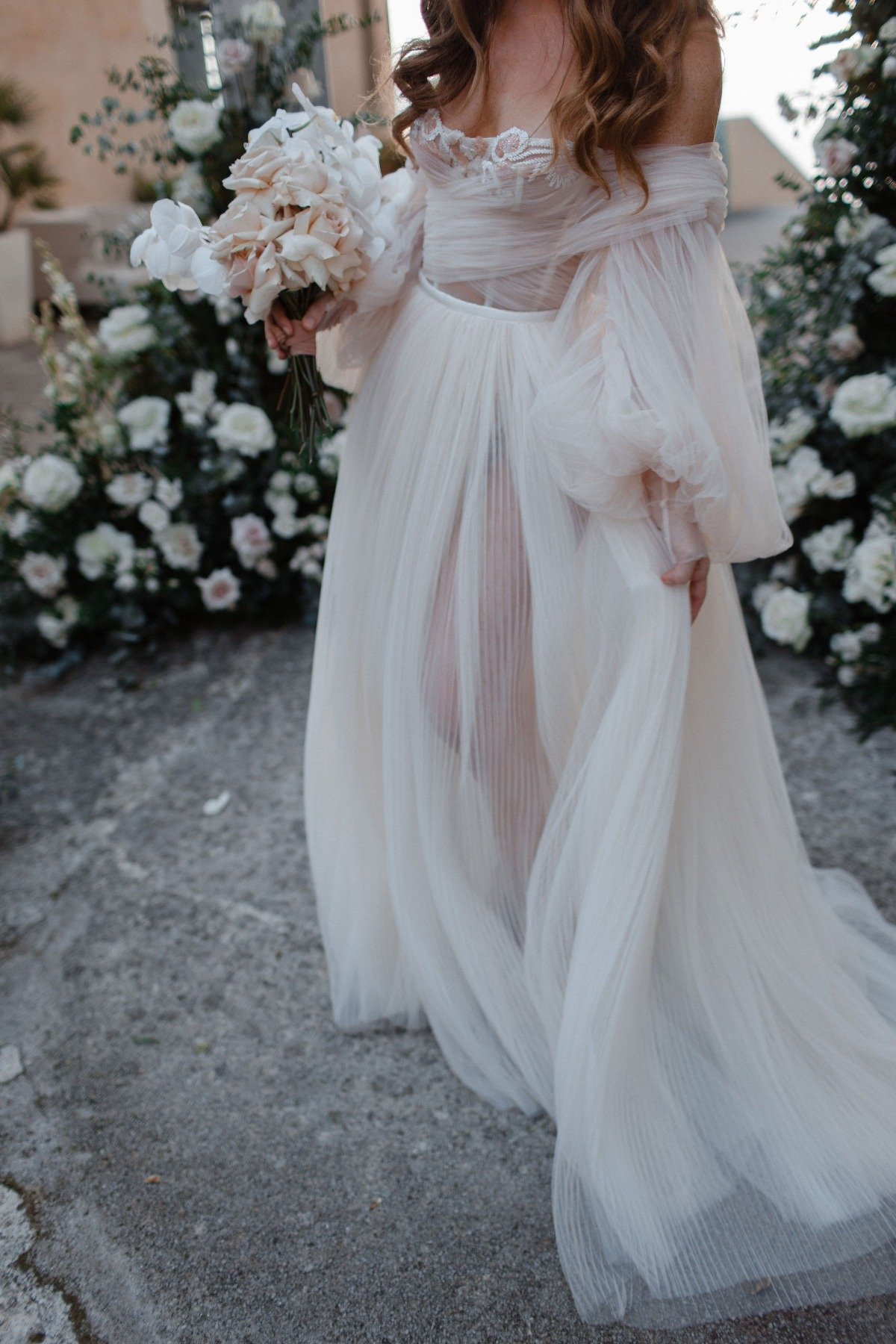 custom tulle dress