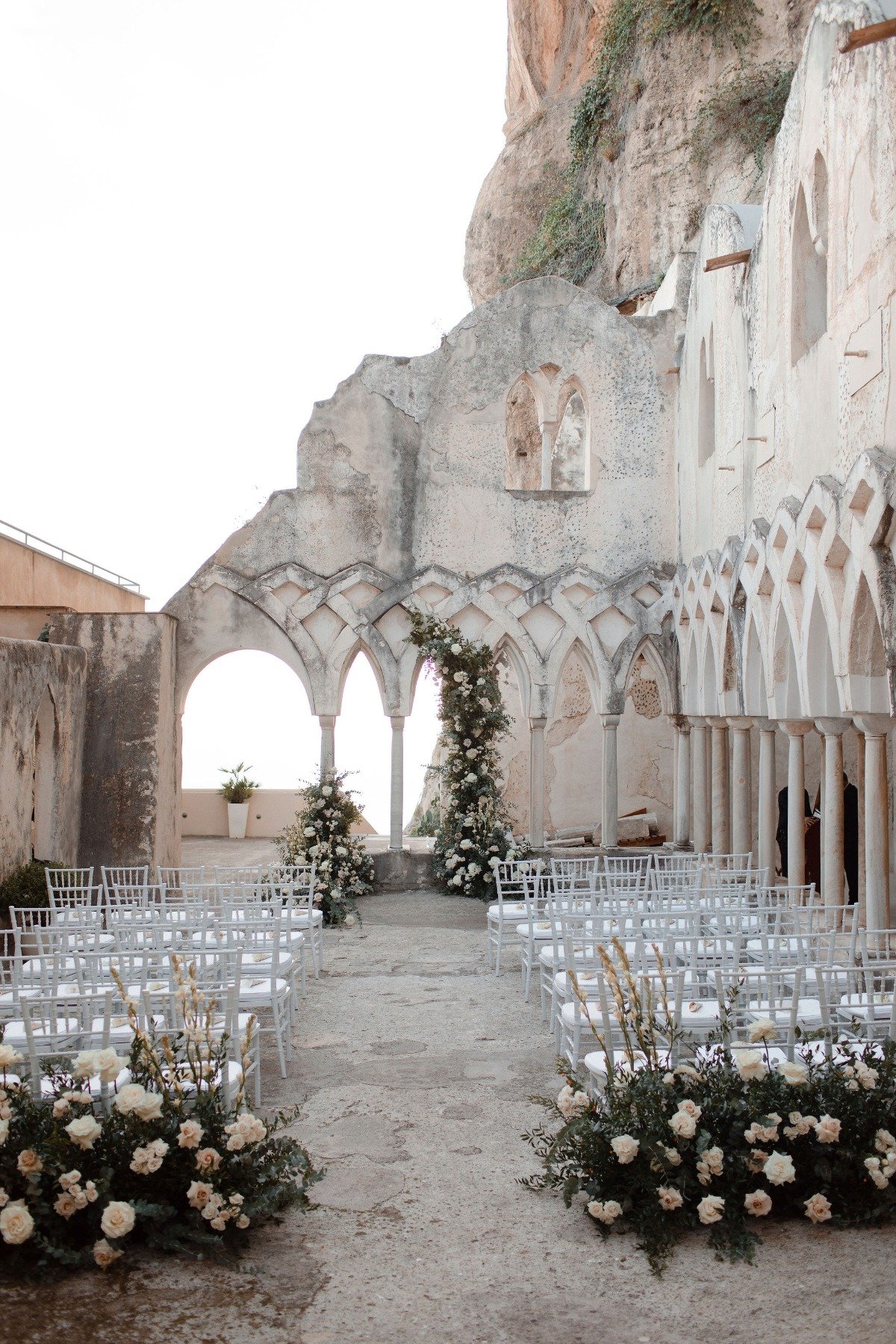 large wedding ceremony arrangements