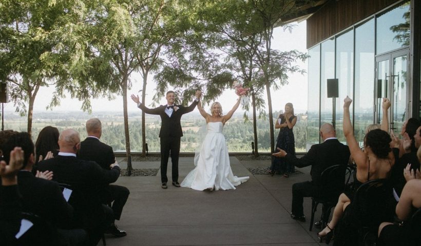 A vineyard wedding powered by Aperol spritzes and wild party vibes