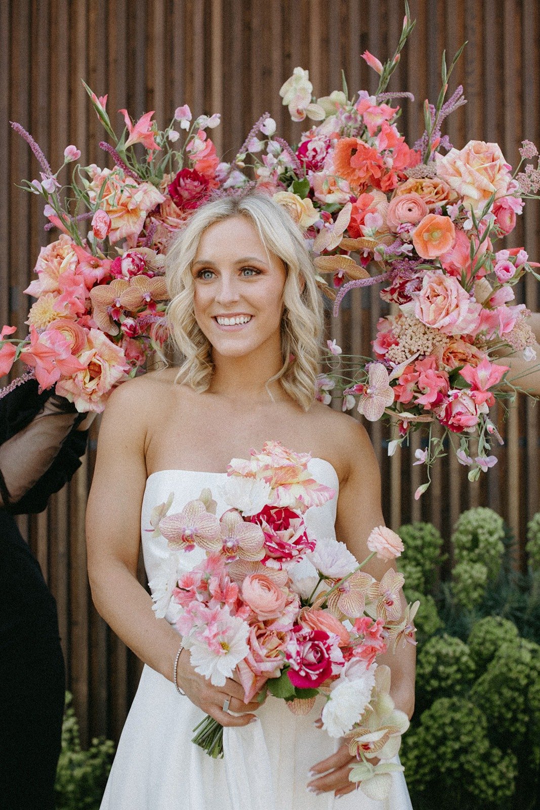 bouquet portrait