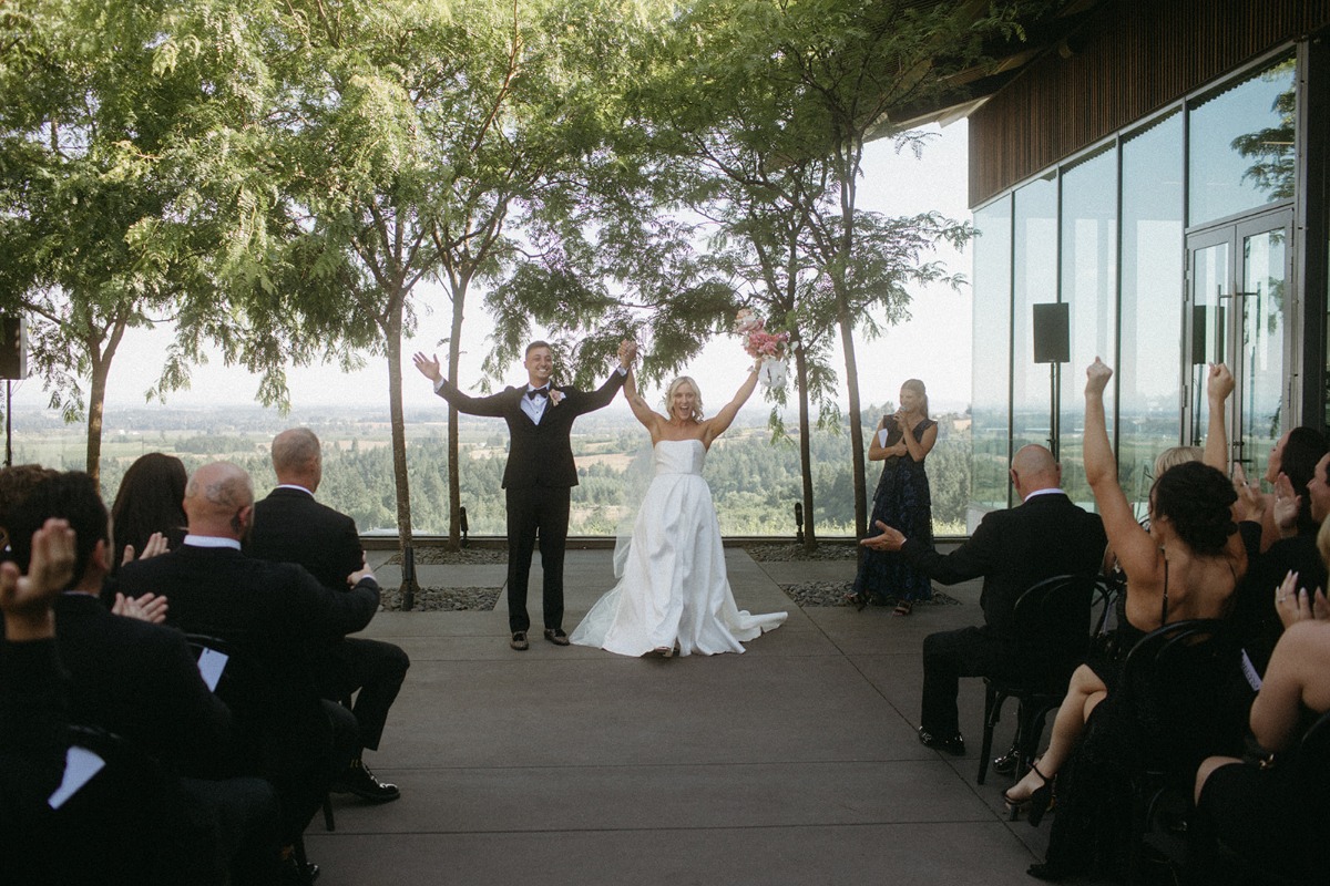 outdoor wedding ceremony