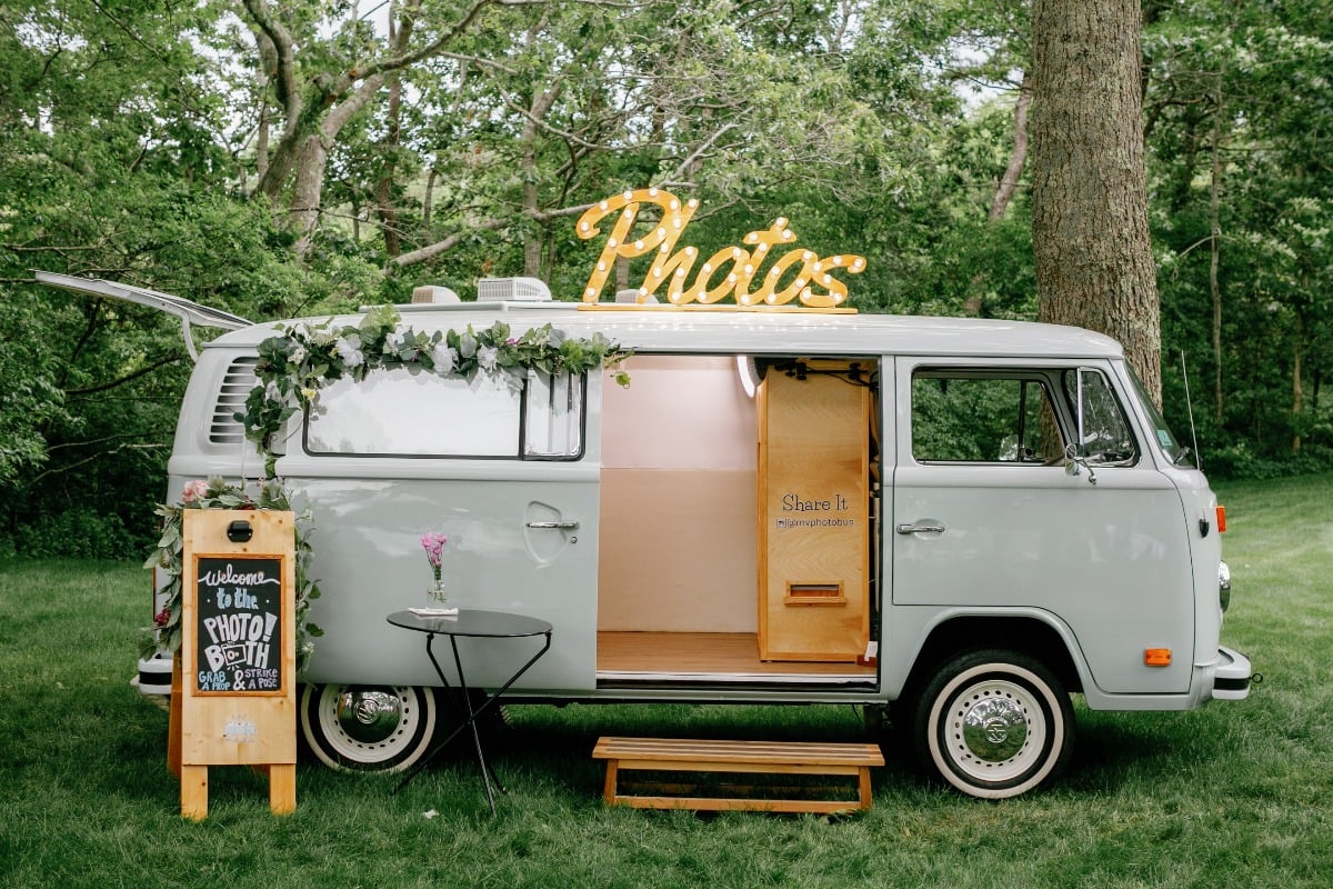 vintage photobooth bus