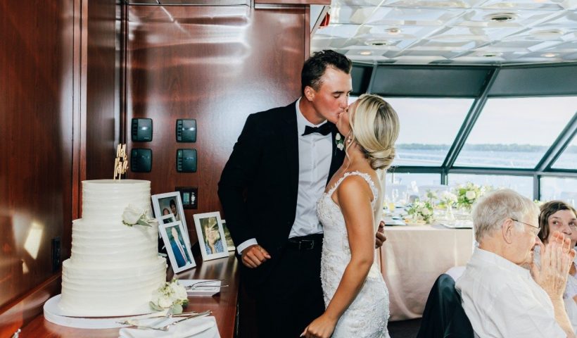 A wedding on a yacht? Yes, please! Where do we RSVP?