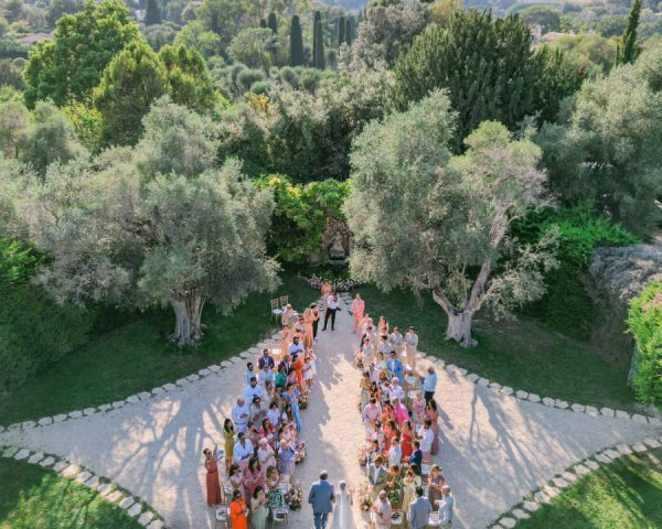 An Antic Pink and Peach Palette at Bastide du Roy on the French Riviera