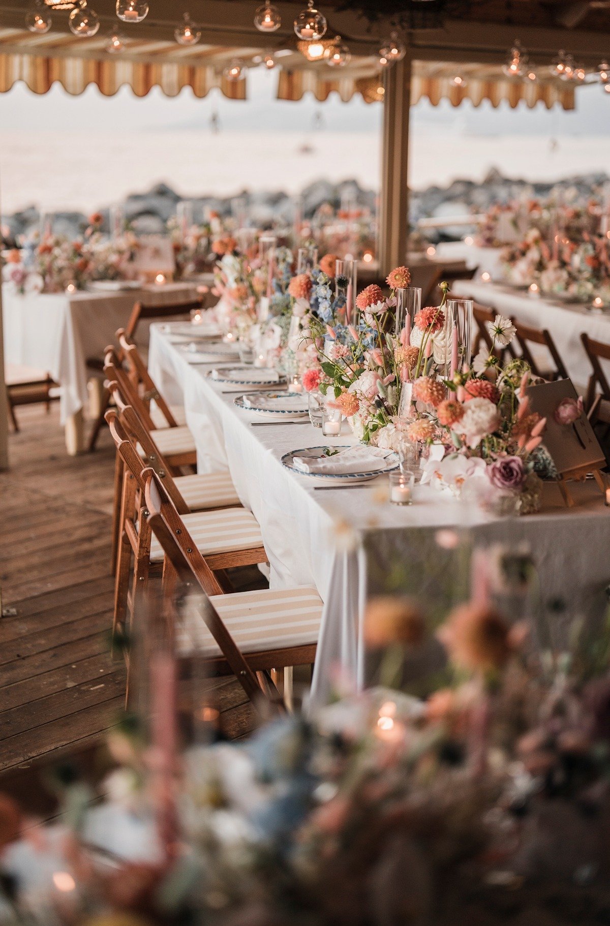 timeless coastal reception