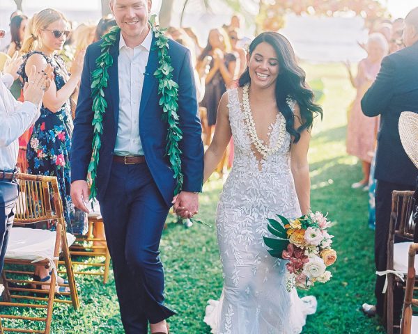 Colorful and Festive Fall Maui Wedding