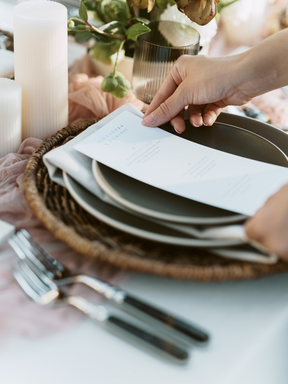 dark ceramic plates