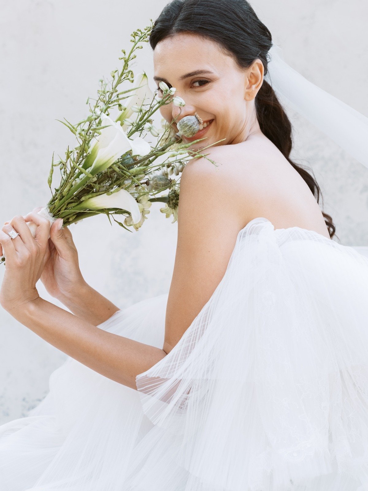 wildflower bridal bouquet