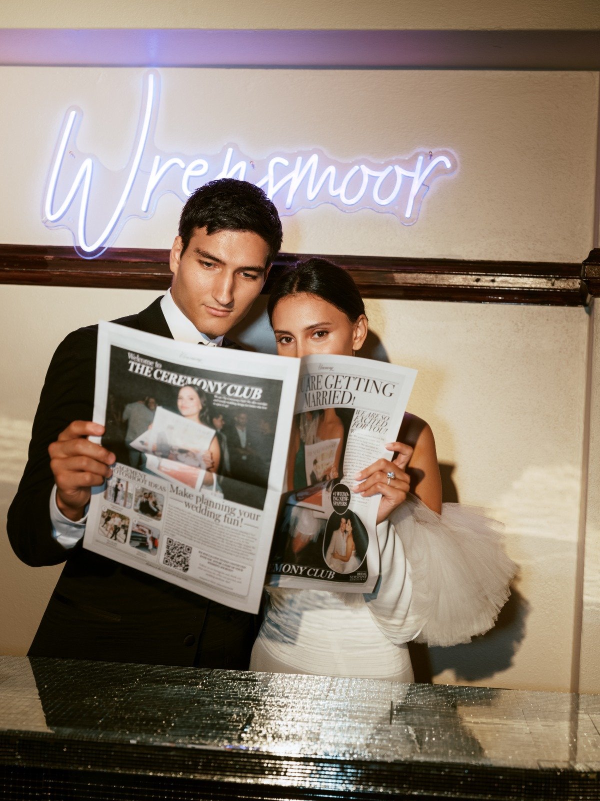 custom wedding newspaper