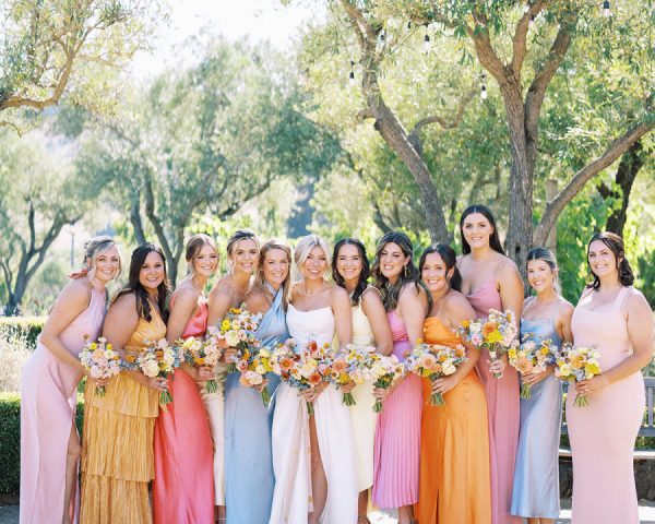 Playful Pops of Color at This Summer Wedding in Sonoma