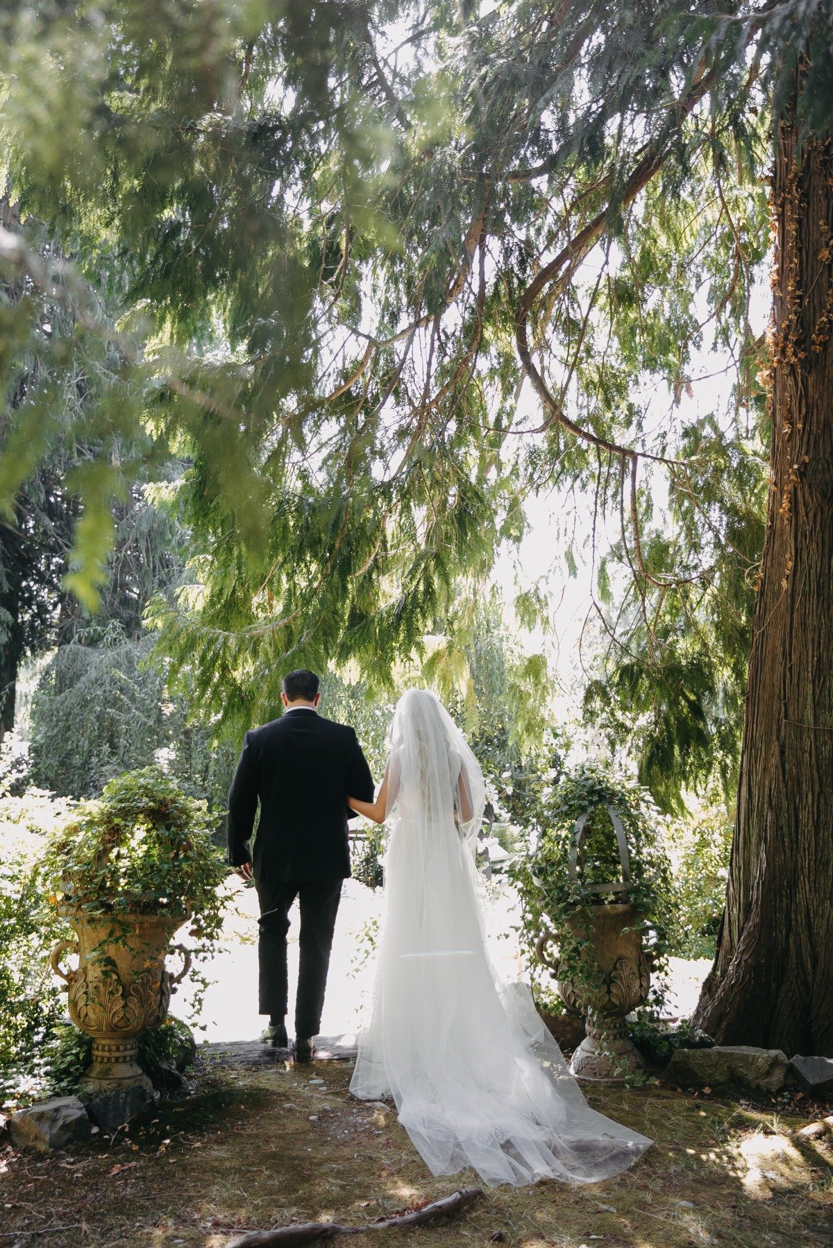 garden wedding ceremony