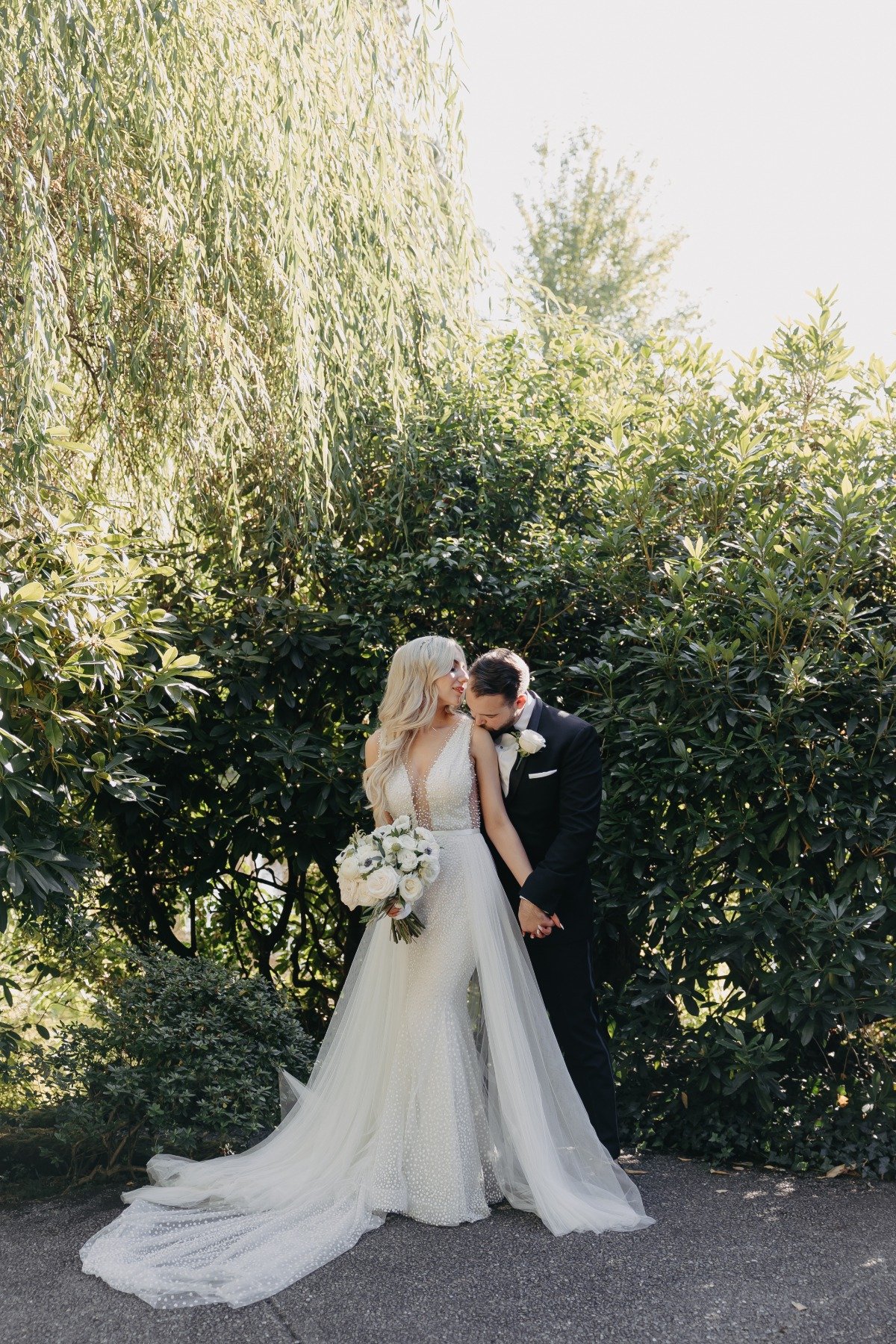 black-tie garden wedding