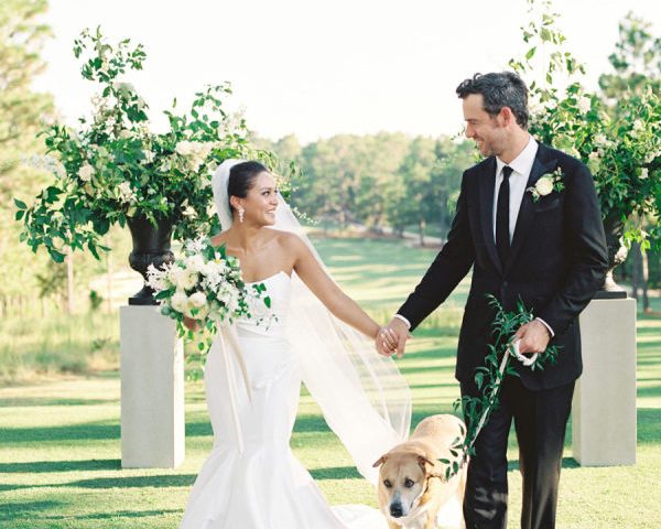 A Tented Summer Wedding at Dormie Club in a Neutral Palette