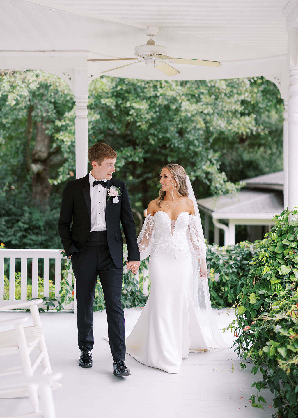 Intimate Wedding in Georgia in Bold Pink