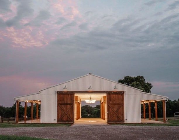 a wedding venue with a bison watchtower, count us in