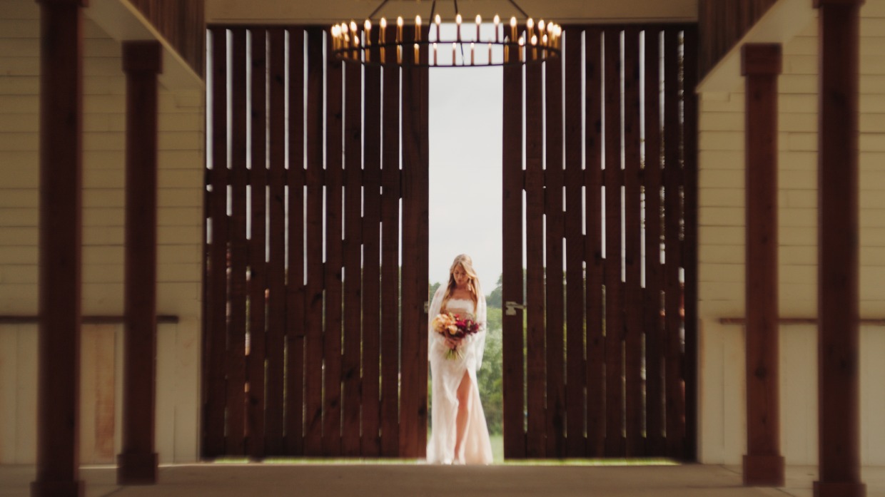 barn door entrance at Bullbourne Ranch 