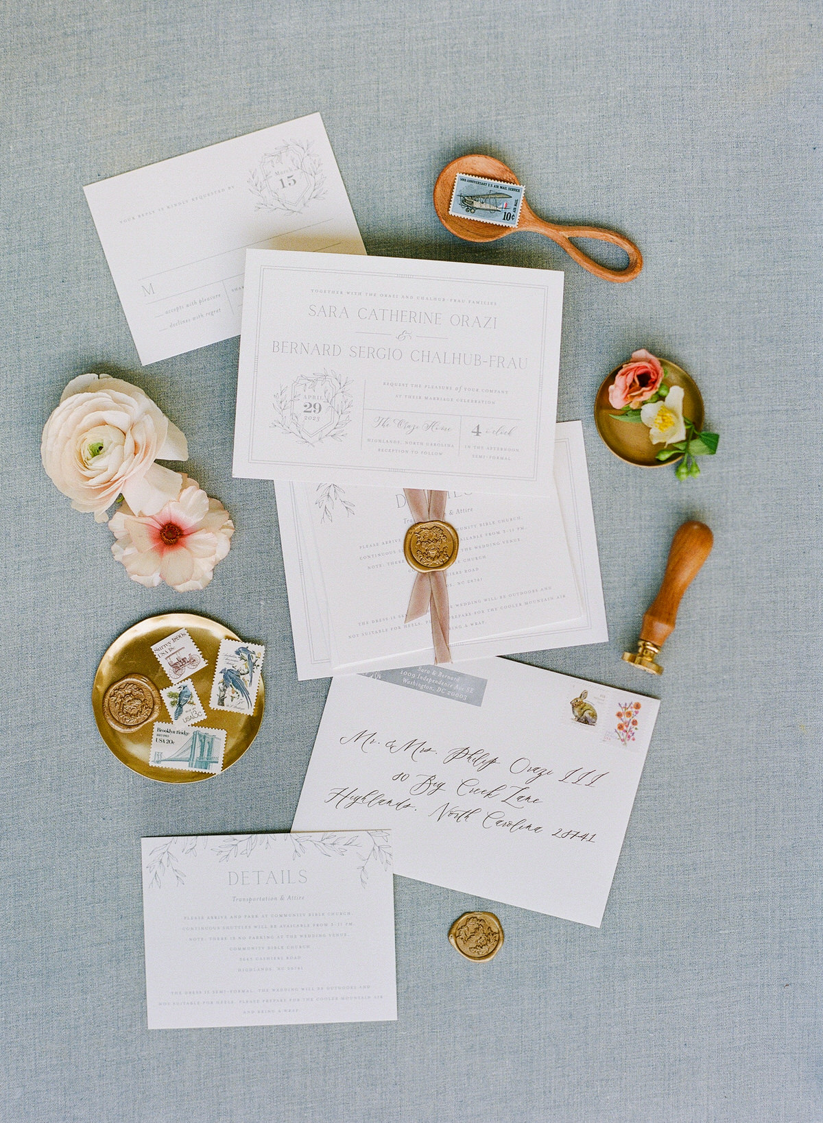 Chic Spring Wedding in Highlands, NC