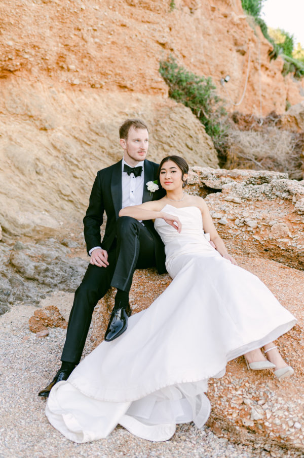 Glamorous Pastel Wedding In Greece